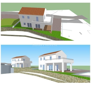 KASTAV, terreno con permesso di costruire per una casa