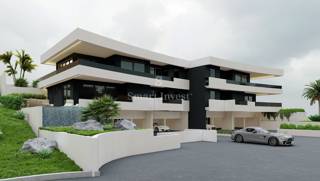 LOVRAN, nuovo appartamento di lusso con giardino e vista mare