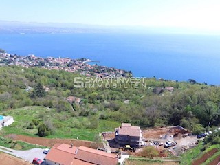 LOVRAN - LIGANJ, Building land plot of 1362 m2 with beautiful sea view