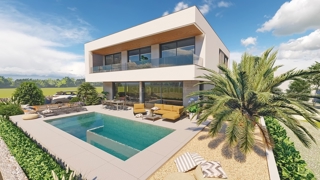 Zona di Krk, terreno edificabile idoneo con progetto e permesso di costruire!