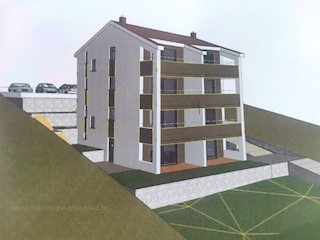 Crikvenica, dintorni, nuova costruzione, appartamento a due piani con vista mare!