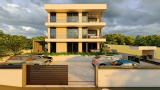 Città di Krk, edificio nuovo e moderno con vista mare, IN VENDITA!