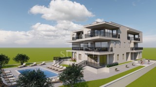 UMAGO – APPARTAMENTO IN EDIFICIO MODERNO CON PISCINA ESTERNA RISCALDATA, PIANO TERRA
