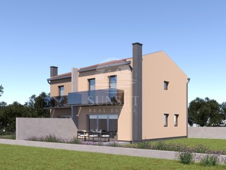 CASA A SCHIERA CON VISTA MARE E 3 CAMERE DA LETTO NELLE IMMEDIATE VICINANZE DI BUJE, IN UNA ZONA TRANQUILLA