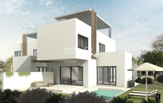 Istria, Ližnjan, terreno edificabile 802m2, costruzione iniziata, vendita