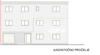 Istra, Pula, Valdebek, appartamento 58m2, primo piano, 2 camere da letto + soggiorno con angolo cottura, NUOVO, #vendita