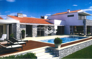 Istria, Tinjan, terreno edificabile 1490m2 con permesso di costruzione per una casa con piscina in vendita