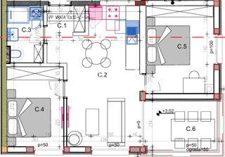 Istria, Pola, Veli vrh, appartamento 62,64 m2, 2 camere da letto + soggiorno con angolo cottura, primo piano, ascensore, garage, #vendita