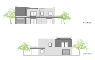 Istria, Pola, Loborika, casa 210m2 in costruzione su un terreno di 800m2 in vendita