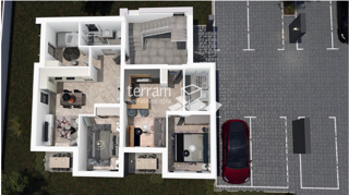 Istria, Pola, dintorni, appartamento 42,82 m2, 1 camera da letto + bagno, giardino, parcheggio, NUOVO!! #vendita