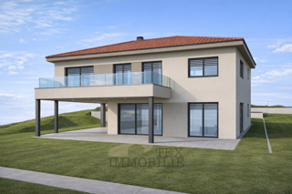 Terreno edificabile con permesso di costruzione – 918 m², a 8 km da Poreč