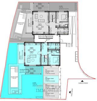 Zona Parenzo, nuova costruzione, appartamento su due piani con piscina