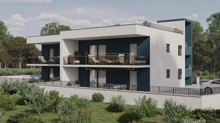 NUOVA COSTRUZIONE! APPARTAMENTO AL PRIMO PIANO CON TERRAZZO SUL TETTO - NOVIGRAD