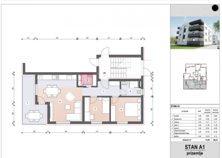 Appartamento Livada, Slavonski Brod, 71,45m2