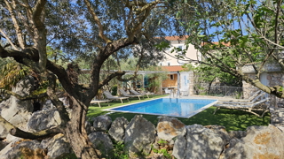 Isola di Krk, Dobrinj, villa di lusso autoctona con uliveto e piscina