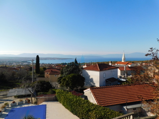 Malinska, villetta a schiera con vista panoramica sul mare