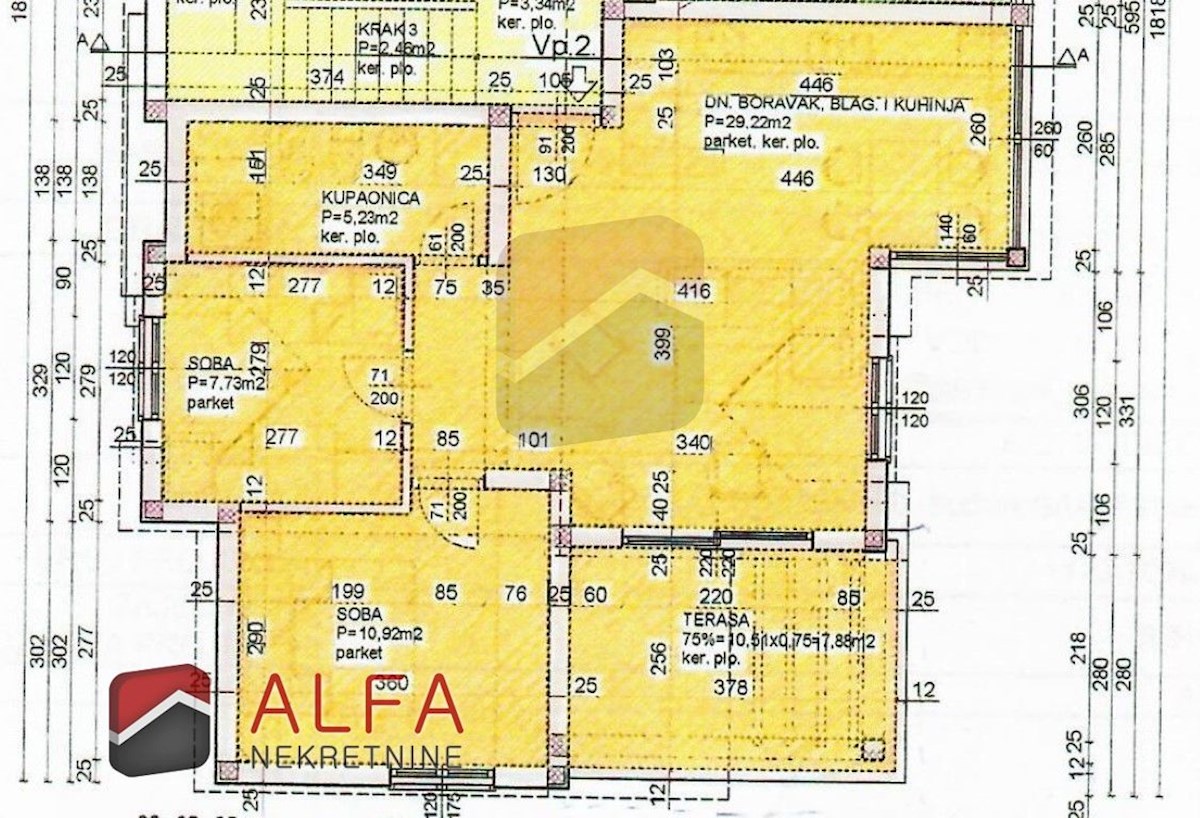 Croazia, Vodice, grazioso appartamento arredato e confortevole in vendita, due camere da letto