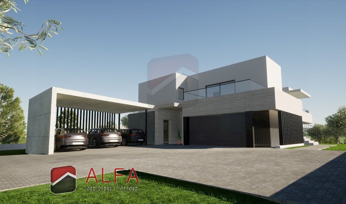 Croazia, Vodice – Imponente villa con piscina, garage e vista sul mare aperto