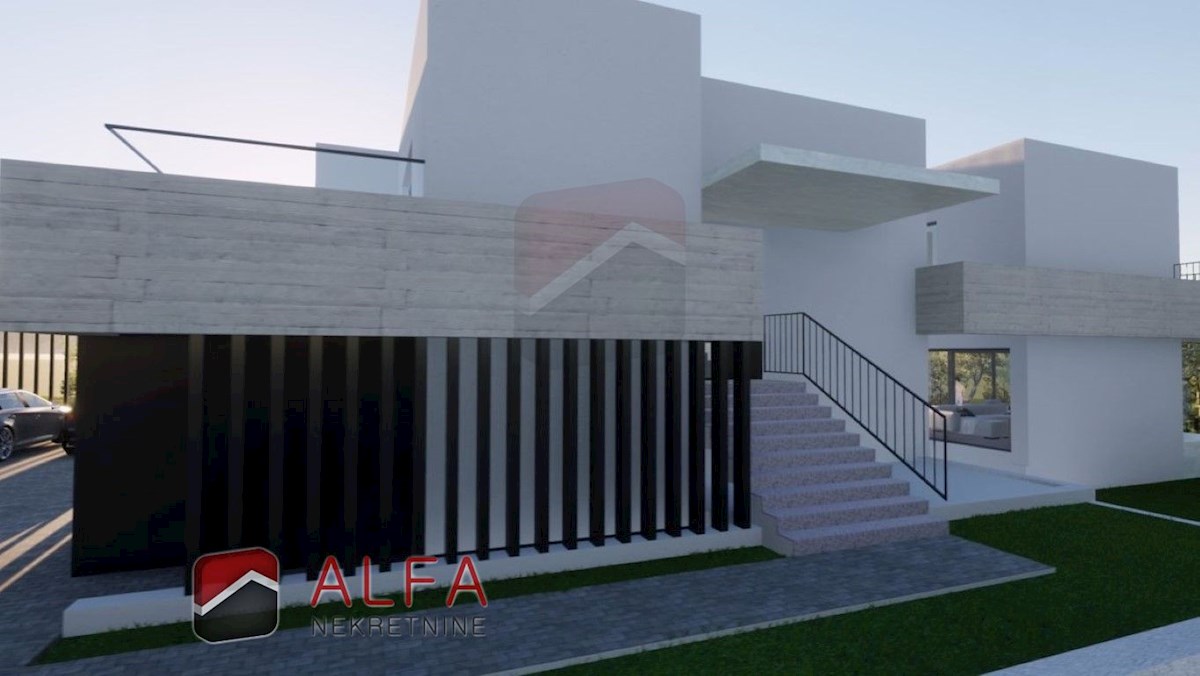 Croazia, Vodice – Imponente villa con piscina, garage e vista sul mare aperto