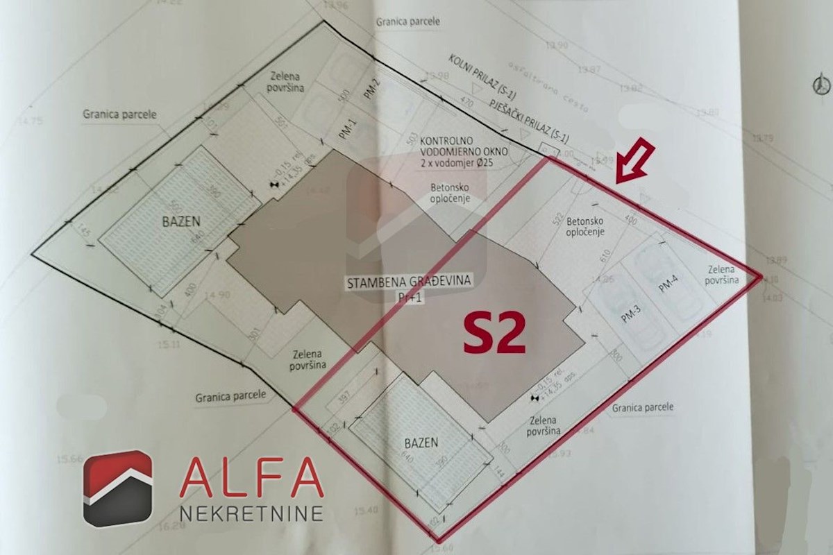 Croazia, Tribunj – nuova casa bifamiliare in vendita, piscina, a 140 m dal mare