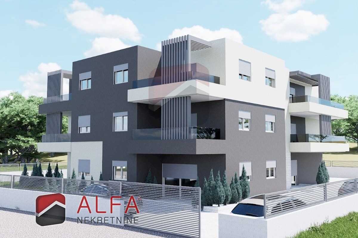 Vodice, Srima – appartamento di nuova costruzione in vendita, due camere da letto, secondo piano