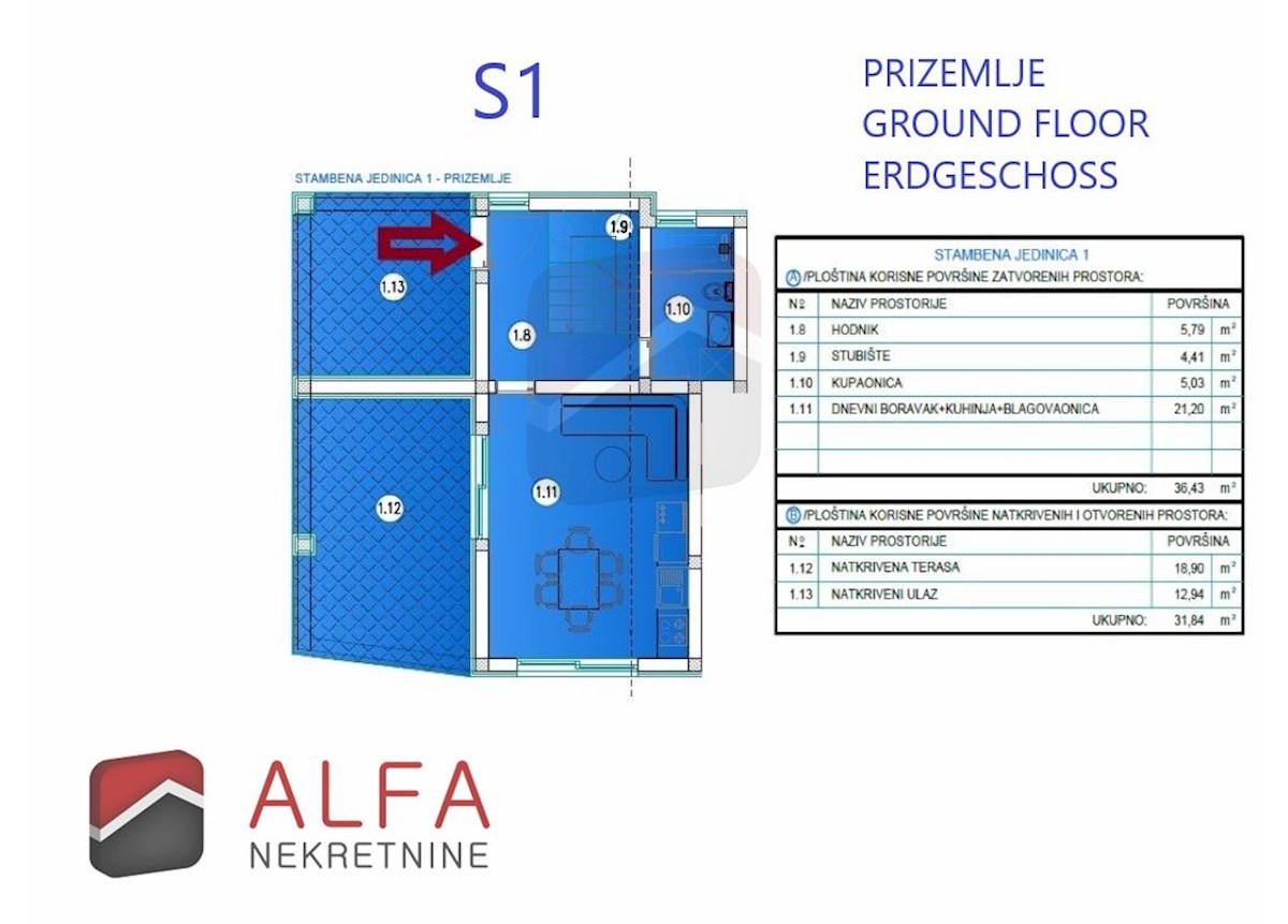 Croazia, Vodice, nuova confortevole casa bifamiliare con piscina e vista mare