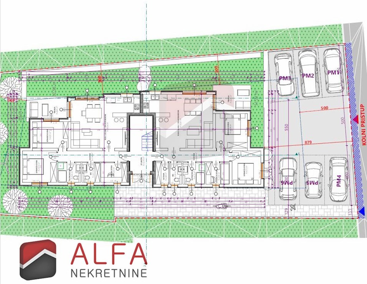 Croazia, Vodice, nuova costruzione, confortevole appartamento al piano terra con giardino in vendita