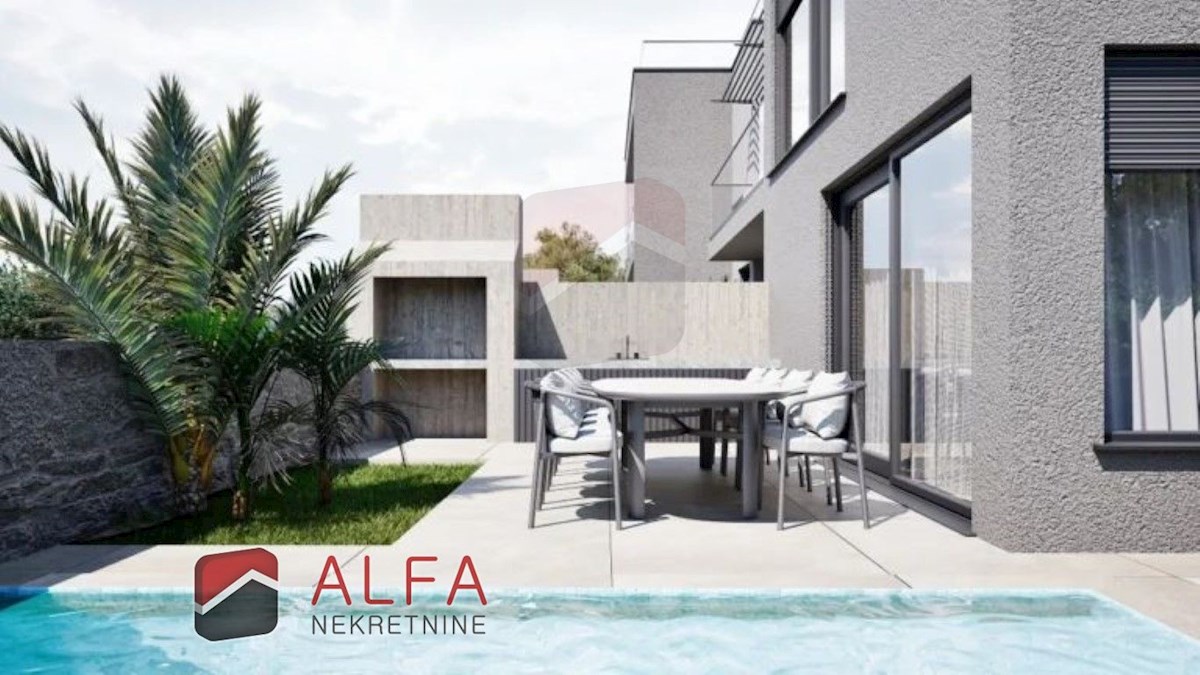 Croazia, Vodice, NUOVA COSTRUZIONE, casa a schiera a due piani in vendita, con giardino privato