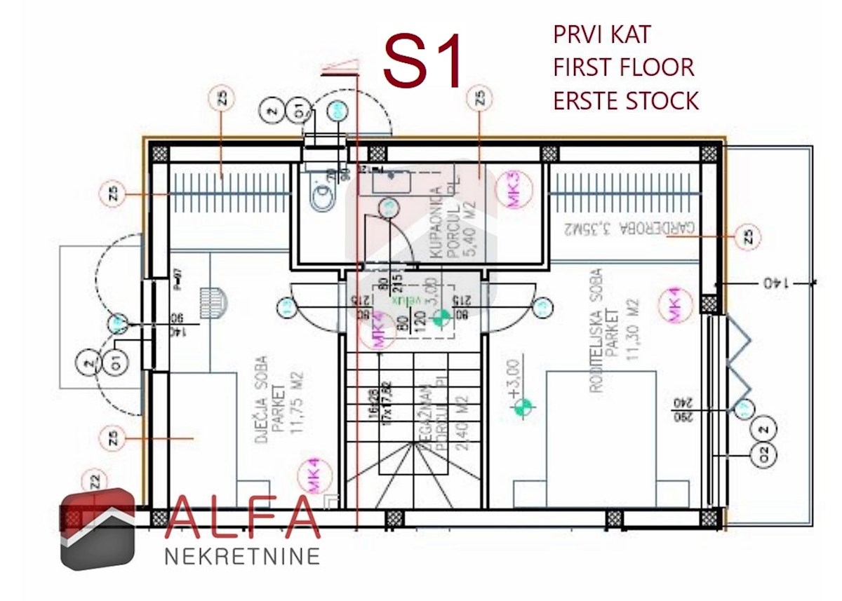 Croazia, Vodice, NUOVA COSTRUZIONE, casa a schiera a due piani in vendita, con giardino privato