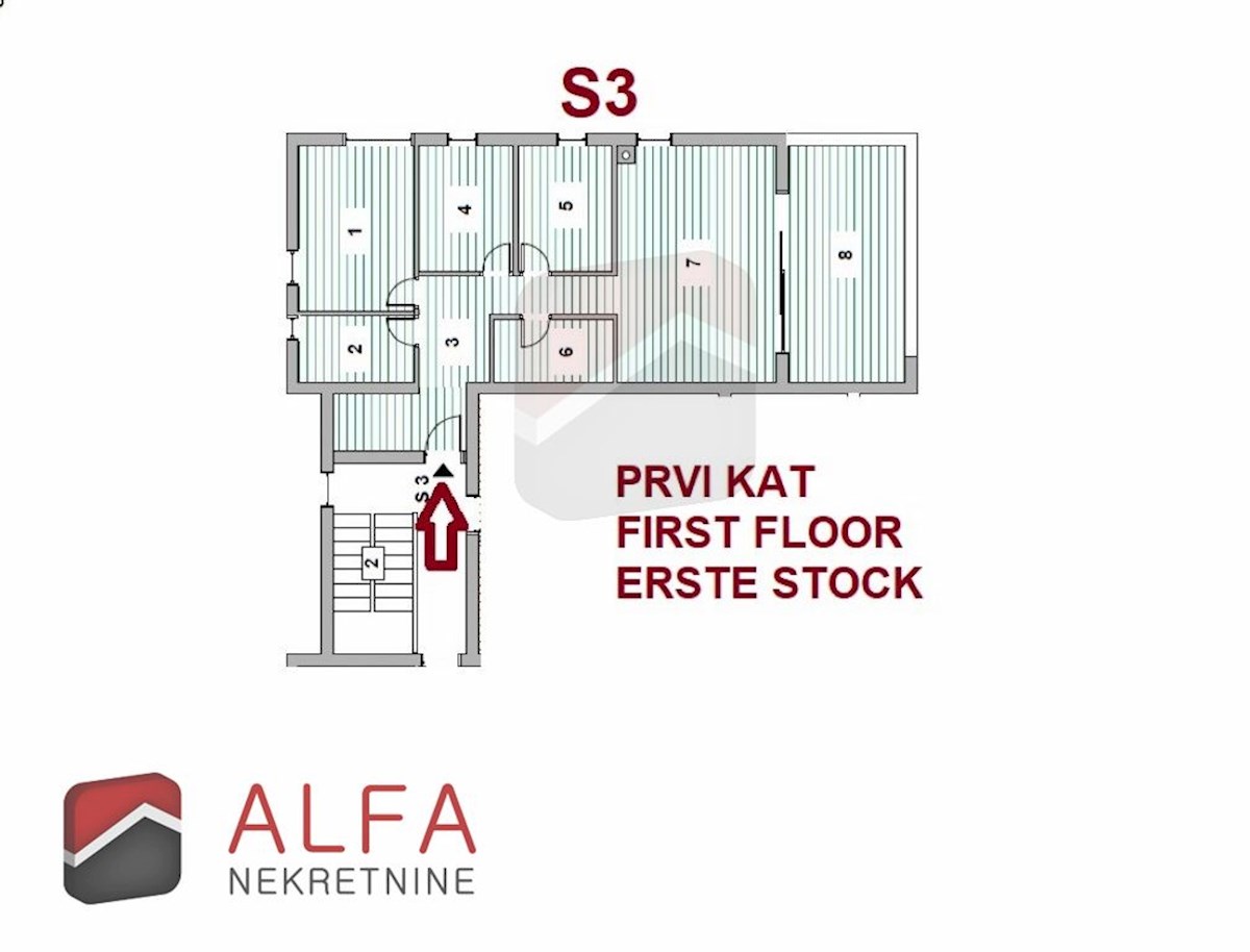 Croazia, Vodice, Srima – nuovo appartamento in vendita, primo piano, vicino al mare