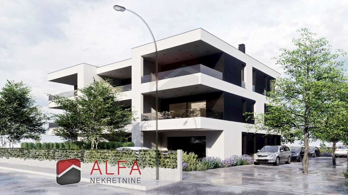 Croazia, Vodice, Srima – nuovo appartamento in vendita, piano terra con giardino, vicino al mare