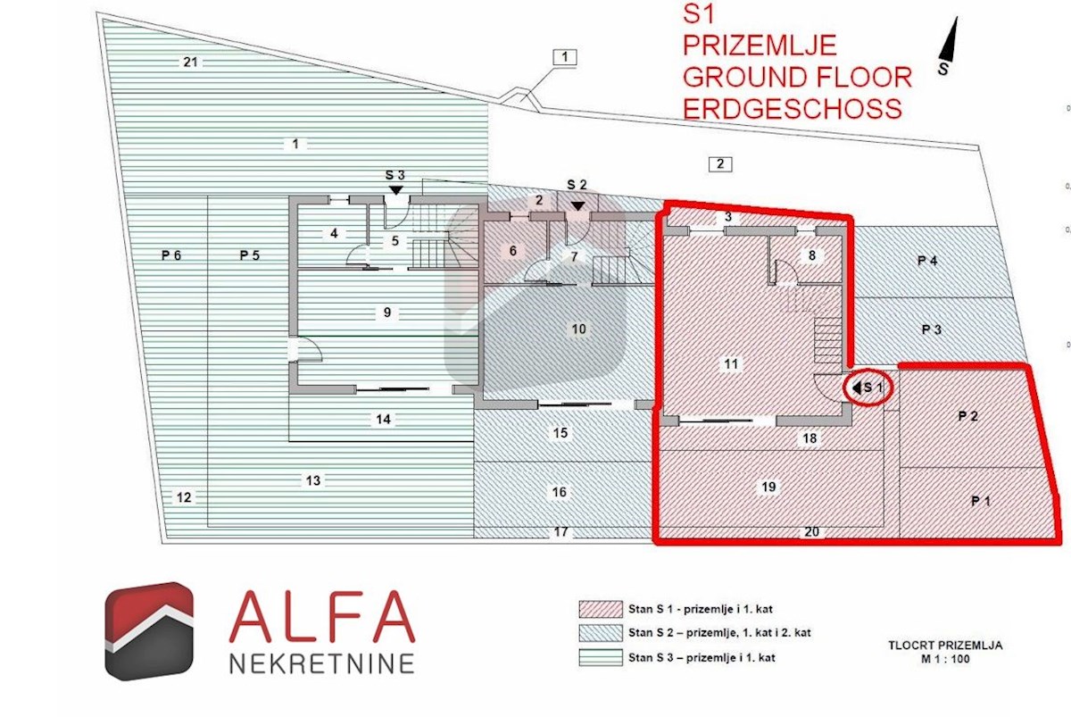 Croazia, Vodice, nuova costruzione, appartamento duplex in vendita, cortile, vicino al mare