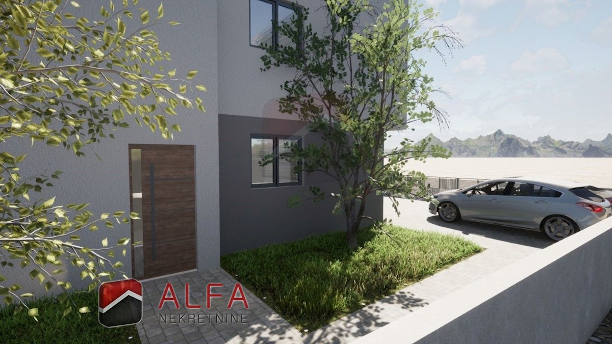 Croazia, Vodice, nuova costruzione, appartamento duplex in vendita con ampia terrazza e vista mare