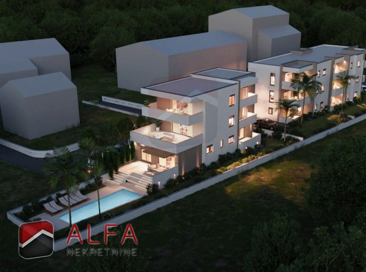 Croazia, Vodice, vendesi nuovo appartamento con due camere da letto, secondo piano, vista sul mare ​