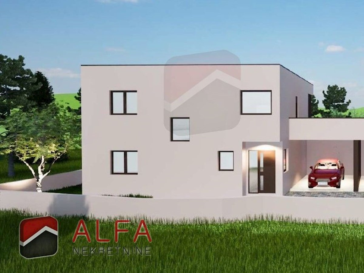 Croazia, Vodice – nuova casa bifamiliare in vendita con piscina e garage