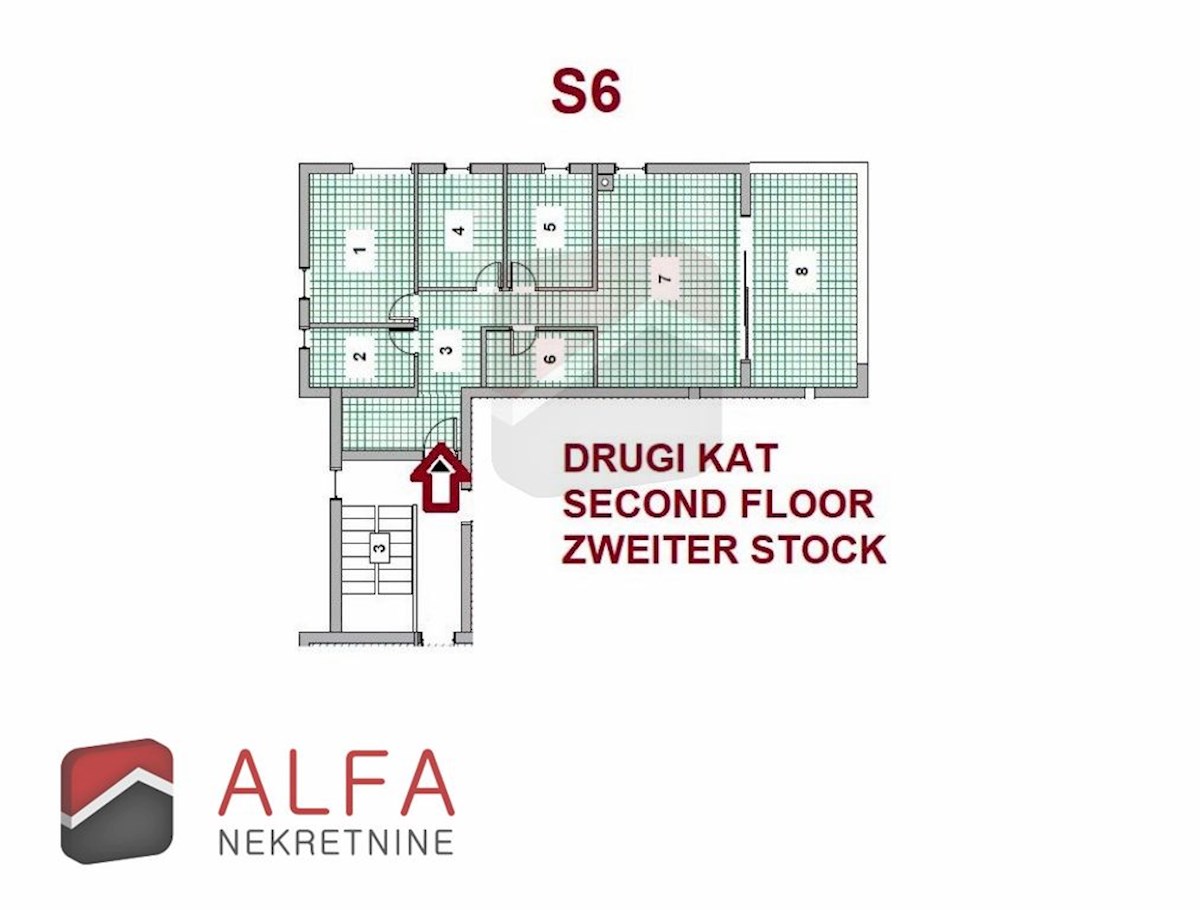 Croazia, Vodice, Srima – nuovo appartamento in vendita, secondo piano, vicino al mare