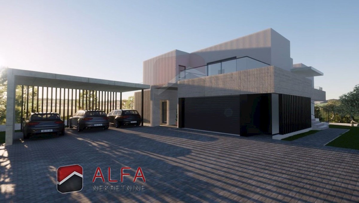 Croazia, Vodice – Imponente villa con piscina, garage e vista sul mare aperto