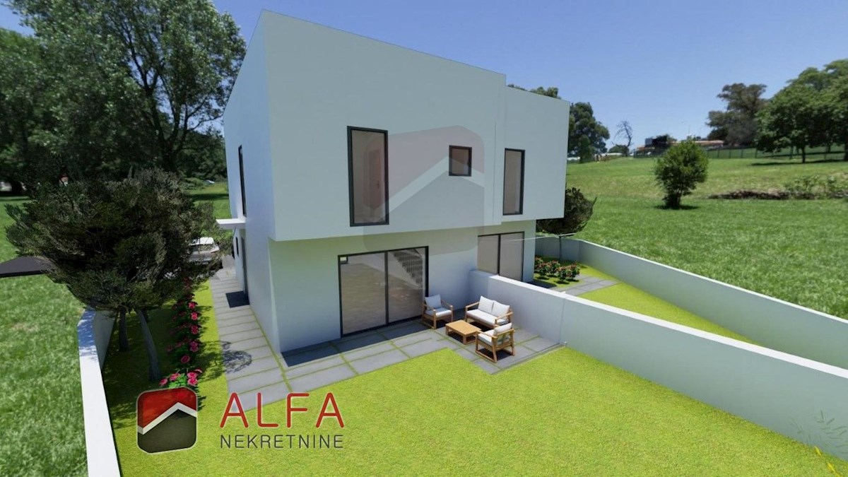 Croazia, Vodice – nuova casa bifamiliare su due piani in vendita con giardino privato