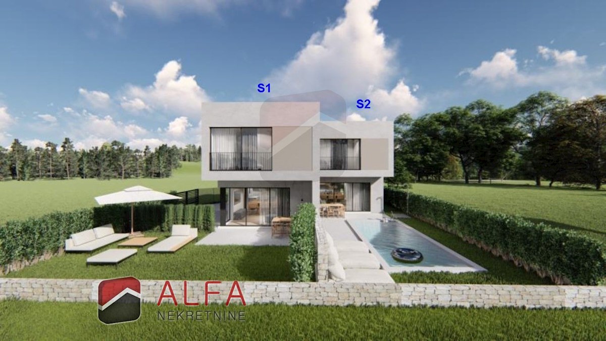 Croazia, Pirovac, in vendita nuova casa bifamiliare con piscina