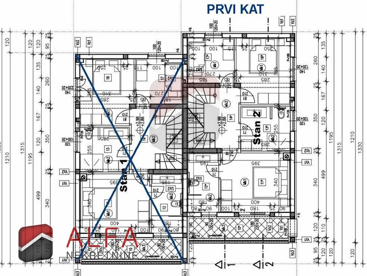 Croazia, Tribunj, in vendita è una nuova casa bifamiliare moderna con piscina e vista mare