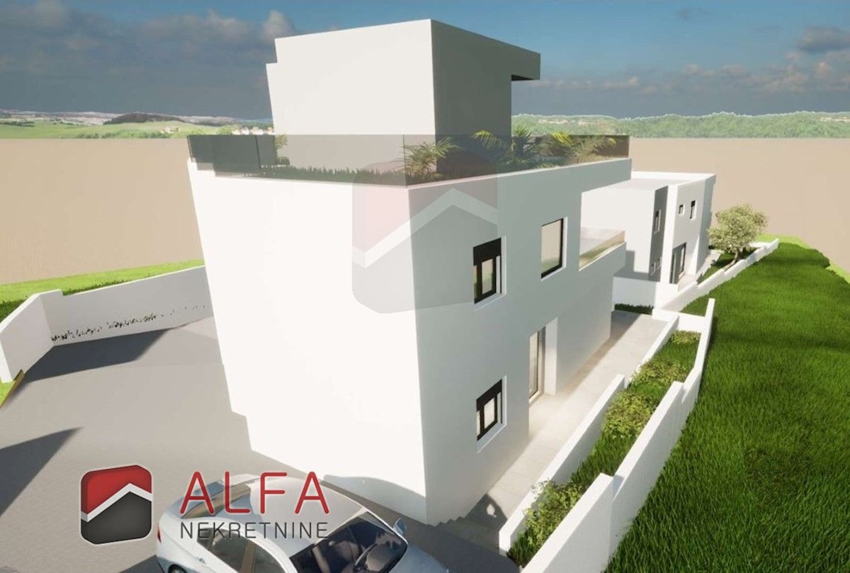 Croazia, Tribunj, due terreni edificabili con permessi di costruzione in vendita