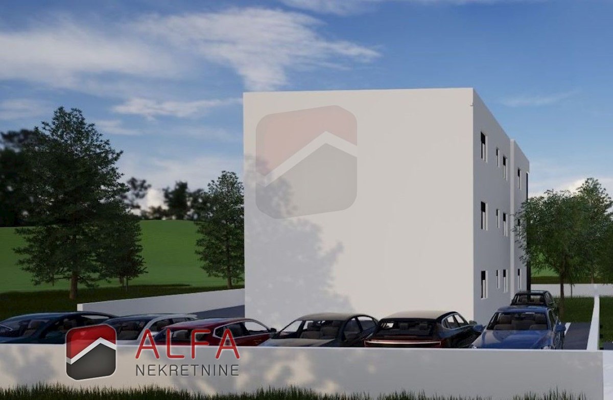 Croazia, Vodice, nuova costruzione, appartamento in vendita con due camere da letto, primo piano