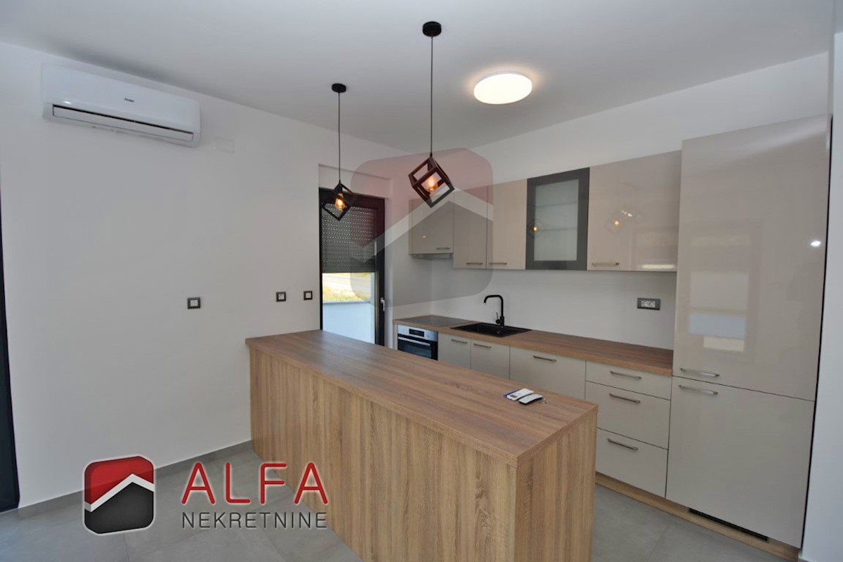 Croatia, Vodice, for sale is new modern semi-detached house with pool