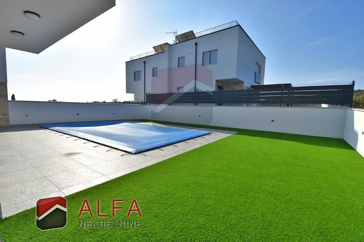 Croatia, Vodice, for sale is new modern semi-detached house with pool