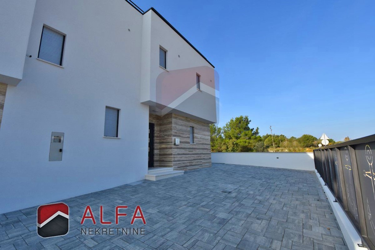 Croatia, Vodice, for sale is new modern semi-detached house with pool