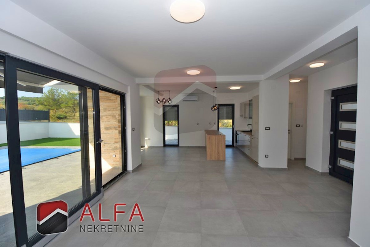 Croatia, Vodice, for sale is new modern semi-detached house with pool