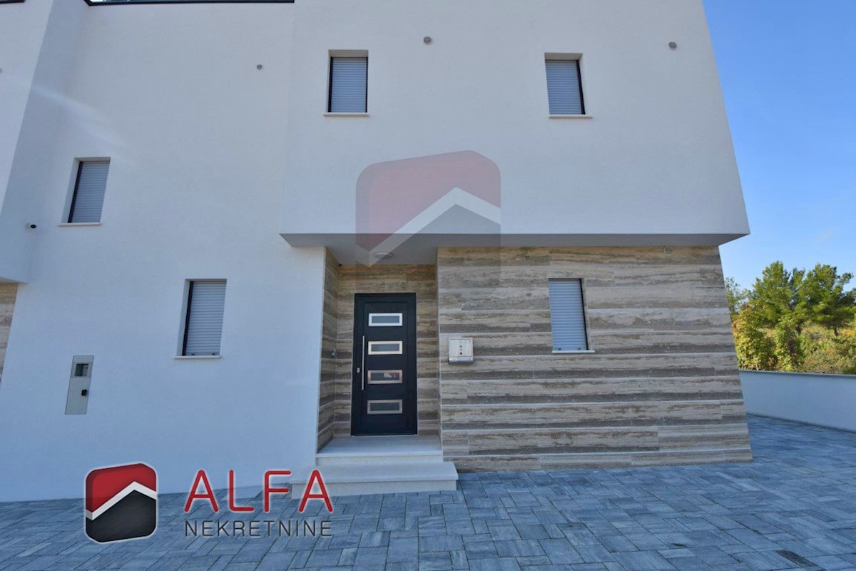 Croatia, Vodice, for sale is new modern semi-detached house with pool