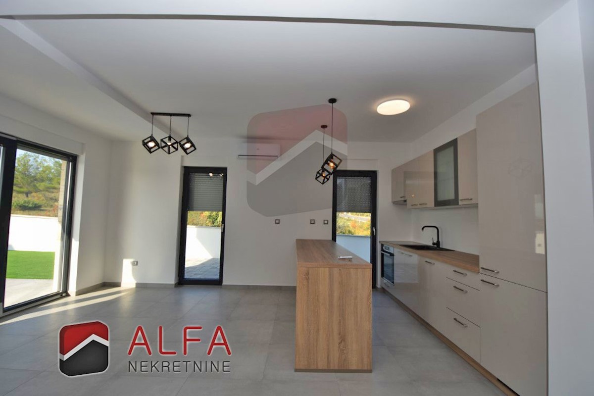 Croatia, Vodice, for sale is new modern semi-detached house with pool