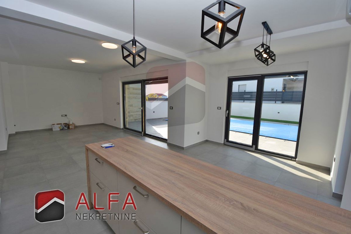 Croatia, Vodice, for sale is new modern semi-detached house with pool