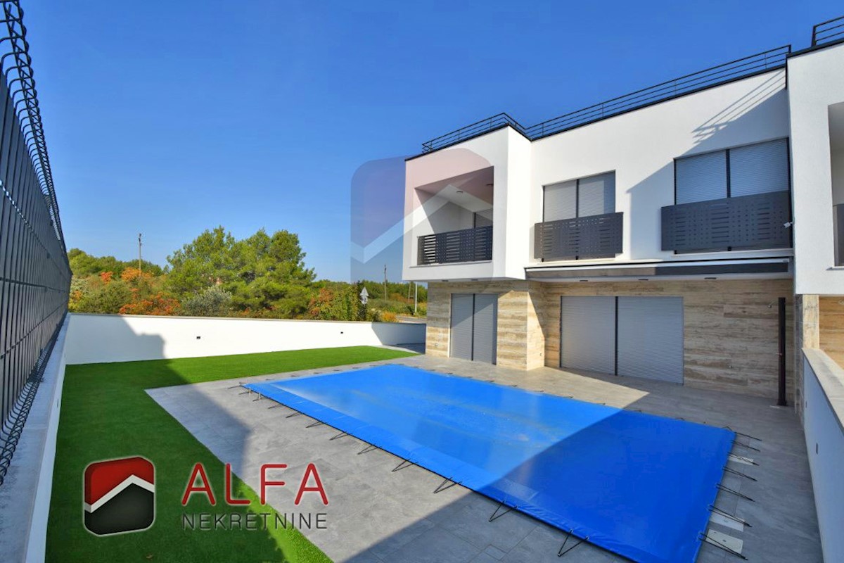 Croatia, Vodice, for sale is new modern semi-detached house with pool